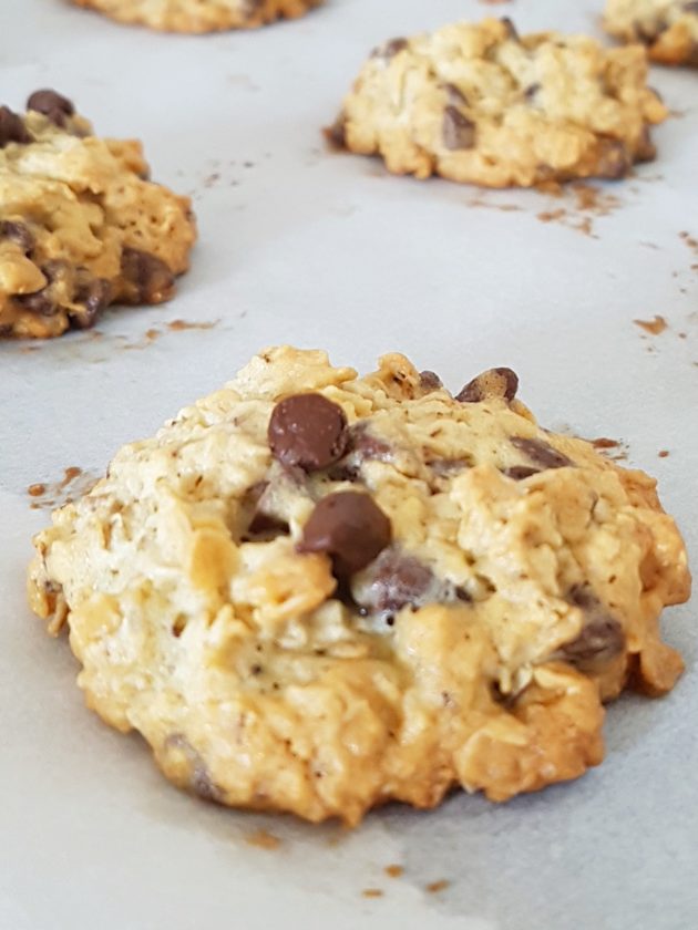cookies healthy aux flocons d'avoine