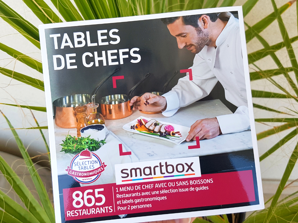 coffret cadeau smartbox tables de chefs